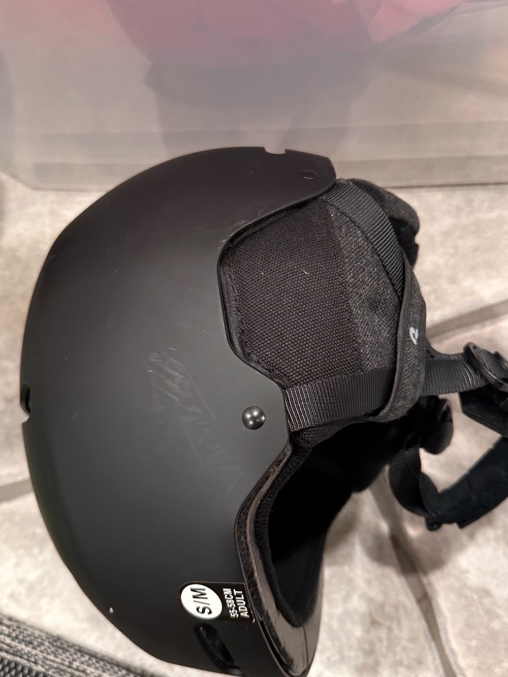Retrospec Matte Black Snow/Ski Helmet - S/M